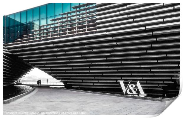 V&A Stroll Dundee Print by Craig Doogan