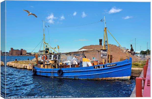 Local sales, Fish for Sale here Canvas Print by Frank Irwin