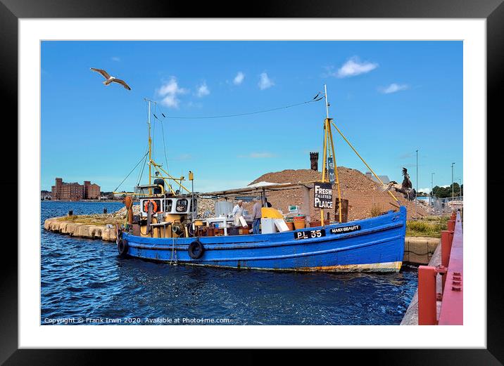 Local sales, Fish for Sale here Framed Mounted Print by Frank Irwin