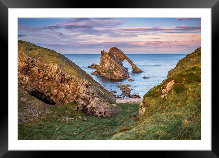 Bow Fiddle Rock Framed Mounted Print by John Frid