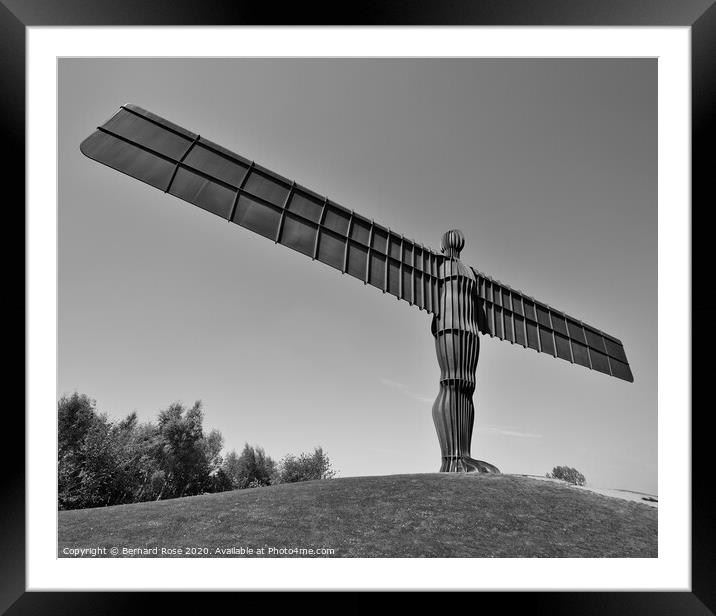 Angel of The North Framed Mounted Print by Bernard Rose Photography