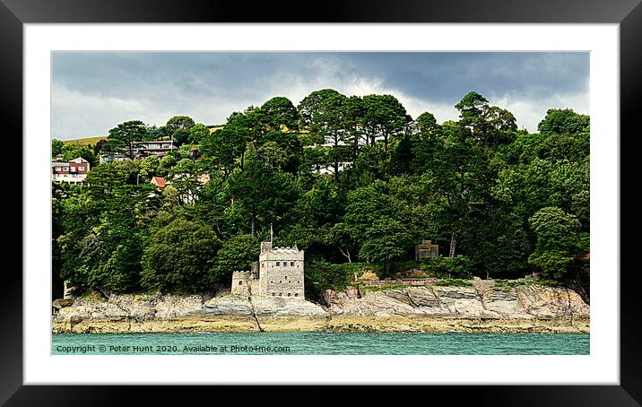 Kingswear Castle On The River Dart Framed Mounted Print by Peter F Hunt