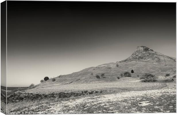 The majestic Roseburry Topping Canvas Print by Phill Thornton