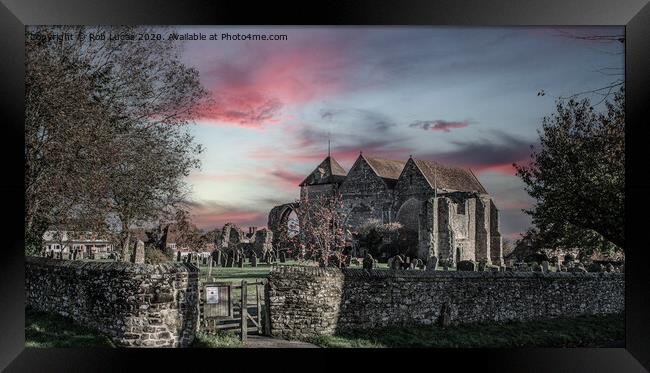 Beautiful sky over Winchelsea 2020 Framed Print by Rob Lucas