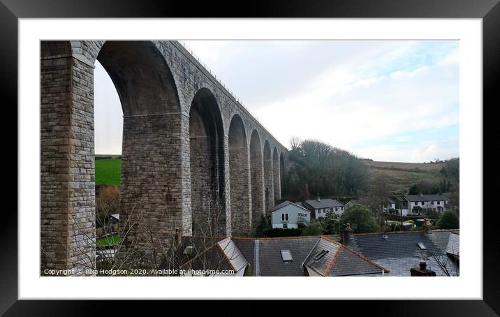 Viaduct, Angarrack, West Cornwall  Framed Mounted Print by Rika Hodgson