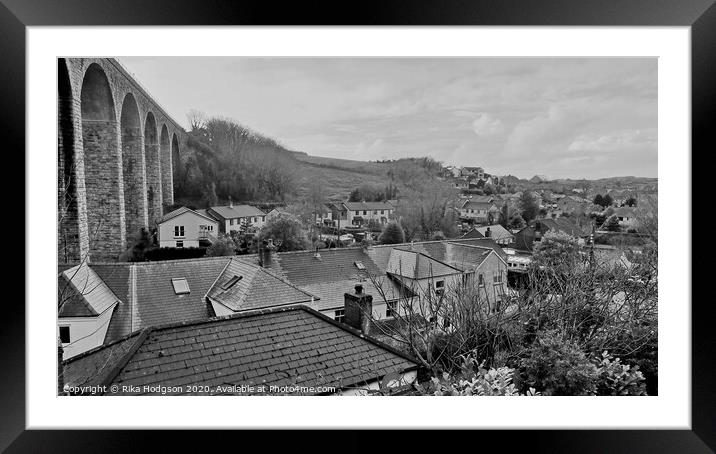 Angarrack Viaduct, West Cornwall Framed Mounted Print by Rika Hodgson