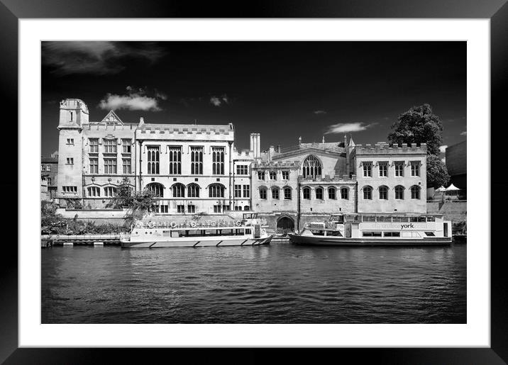 York Guildhall & River Ouse    Framed Mounted Print by Darren Galpin