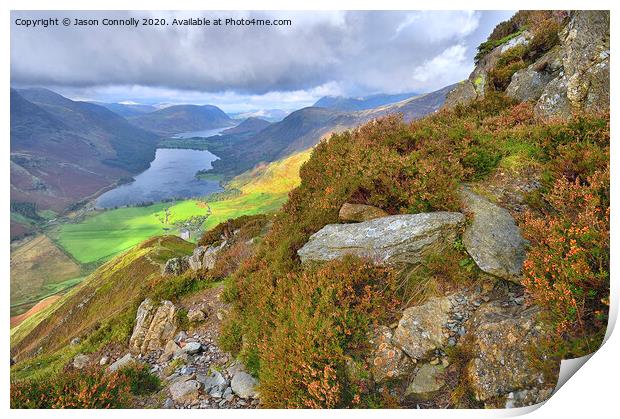 Buttermere Views. Print by Jason Connolly