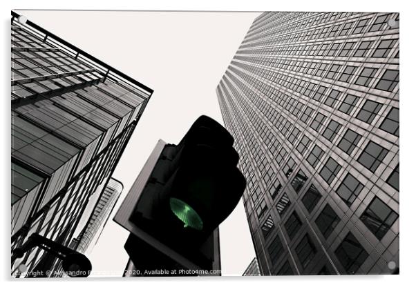 The  traffic light Acrylic by Alessandro Ricardo Uva
