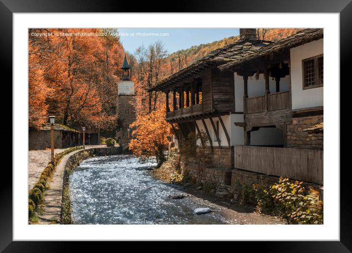 Etar village, Bulgaria. Framed Mounted Print by Steve Whitham