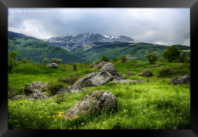 Vitosha mountain, Bulgaria. Framed Print by Steve Whitham