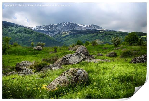Vitosha mountain, Bulgaria. Print by Steve Whitham