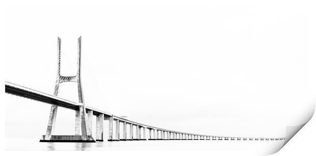 Ponte Vasco da Gama Print by DiFigiano Photography