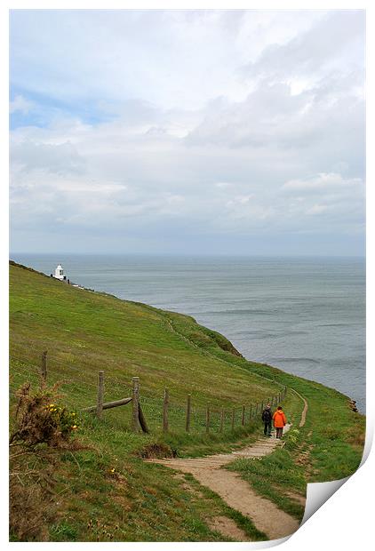 Walking The Cleveland Way Print by graham young