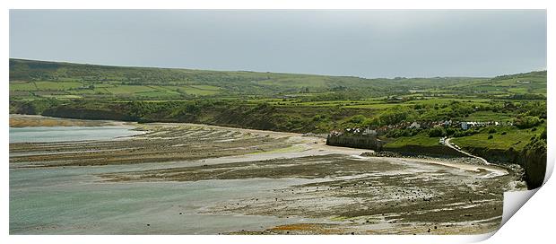 Robin Hoods Bay, Panoramic Print by graham young