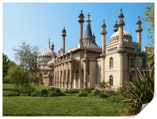 Royal Pavilion, Brighton, Sussex, UK. Print by Peter Bolton