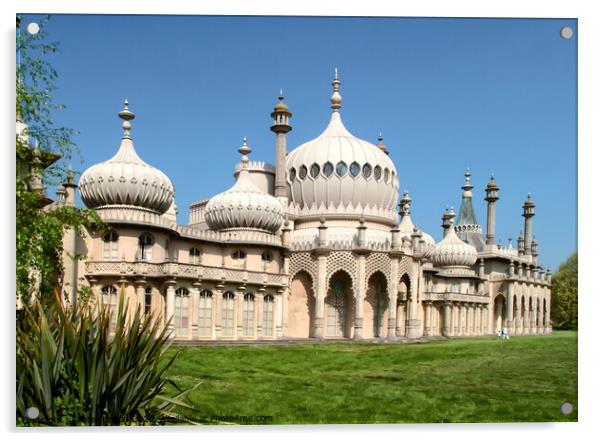 Royal Pavilion, Brighton, Sussex, UK. Acrylic by Peter Bolton
