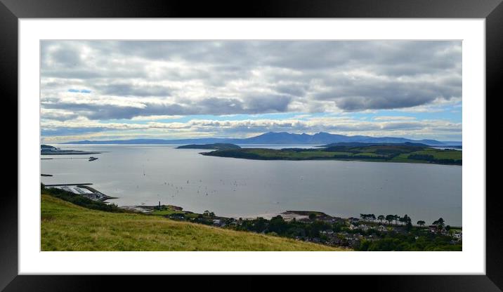 Isle of Arran and Cumbraes  Framed Mounted Print by Allan Durward Photography
