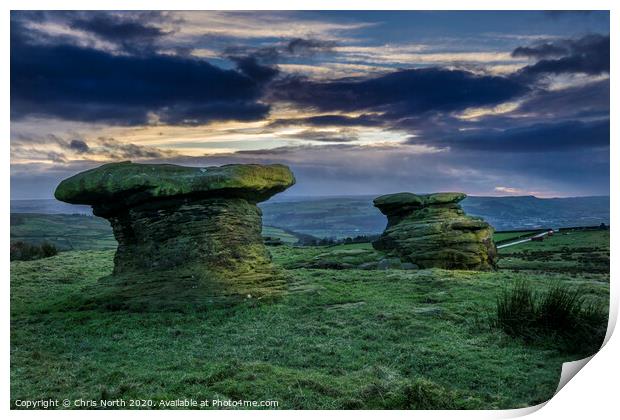 The Doubler Stones. Print by Chris North