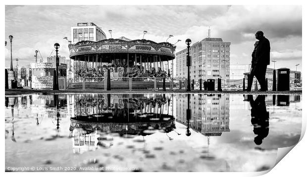 Merry Go Round Print by Louis Smith