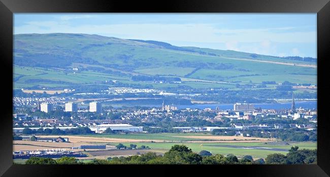 Distant view of Ayr Framed Print by Allan Durward Photography