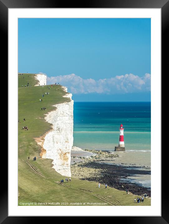 Beachy Head Lighthouse Framed Mounted Print by Patrick Metcalfe