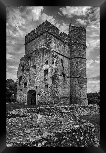 The Ruined Medieval, Donnington Castle Framed Print by Dave Williams