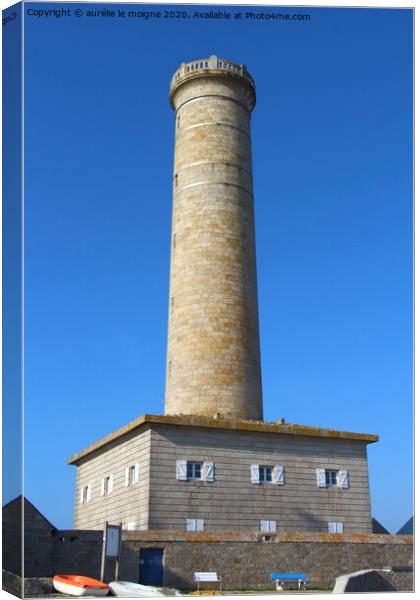 Lighthouse of Penmarc'h Canvas Print by aurélie le moigne
