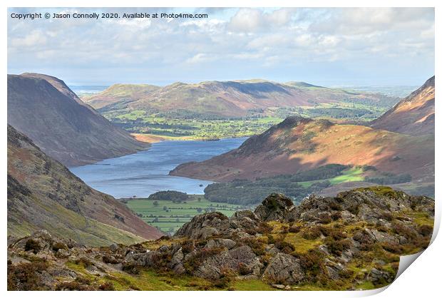 Crummock Water, Lake District. Print by Jason Connolly