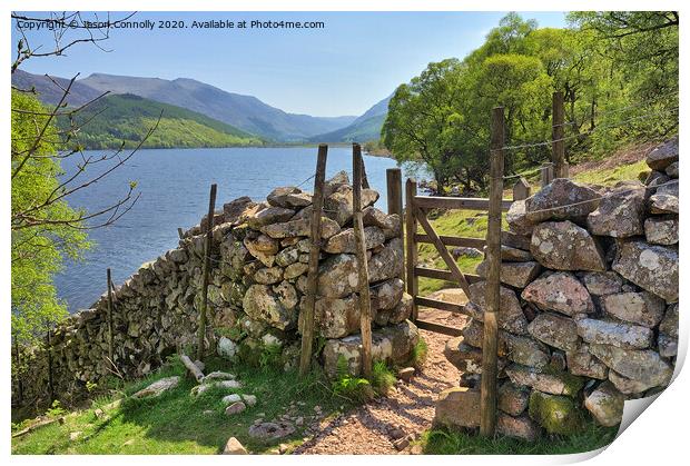 Ennerdale Water Views. Print by Jason Connolly