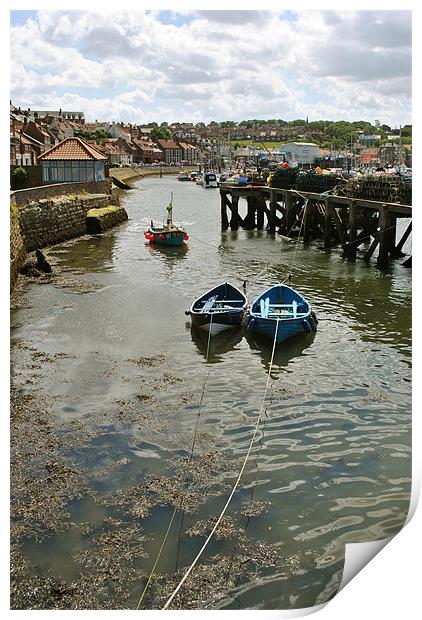 Fishing Boats at Whitby Print by graham young