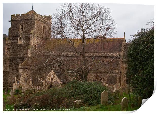 All Saints Church Hastings Print by Mark Ward