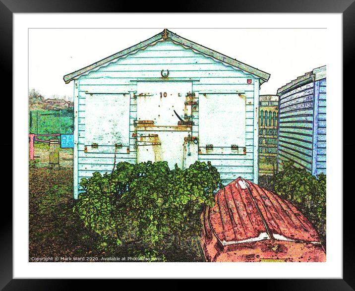 Hastings Home from Home Framed Mounted Print by Mark Ward