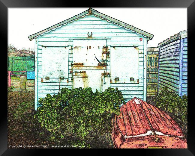 Hastings Home from Home Framed Print by Mark Ward