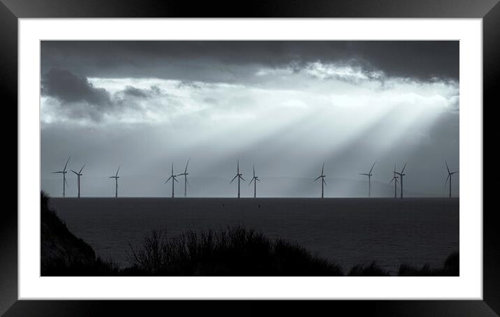 Turbines Framed Mounted Print by Kevin Elias