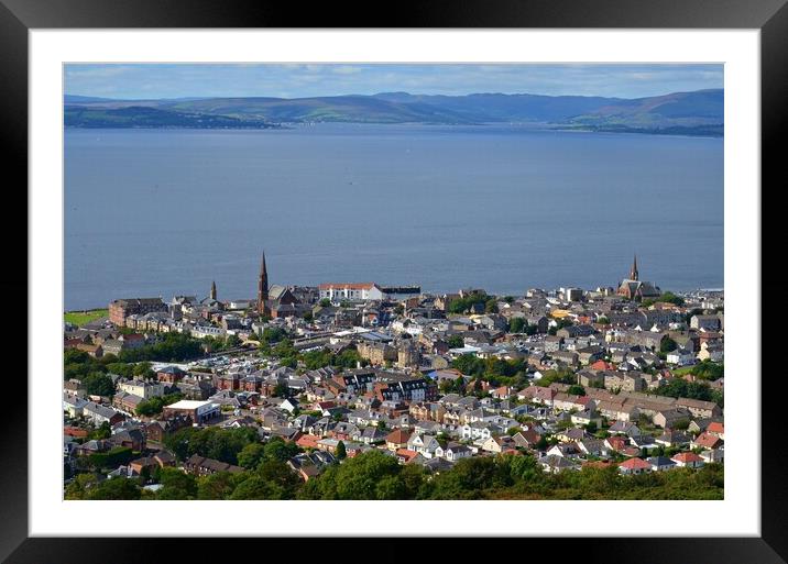 Largs, Ayrshire, Scotland Framed Mounted Print by Allan Durward Photography