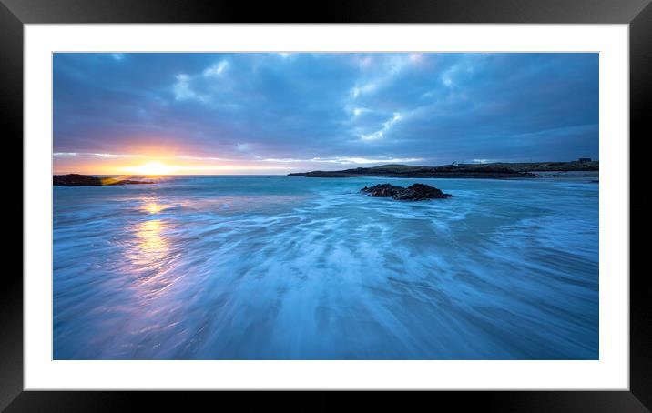 Coastal Blue Hour In The Scottish Highlands Framed Mounted Print by Phil Durkin DPAGB BPE4