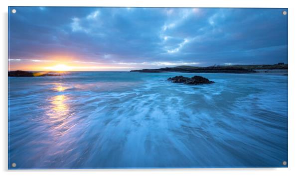 Coastal Blue Hour In The Scottish Highlands Acrylic by Phil Durkin DPAGB BPE4