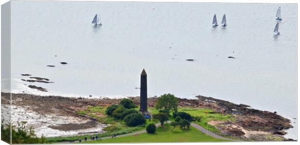 The Pencil at Largs Canvas Print by Allan Durward Photography