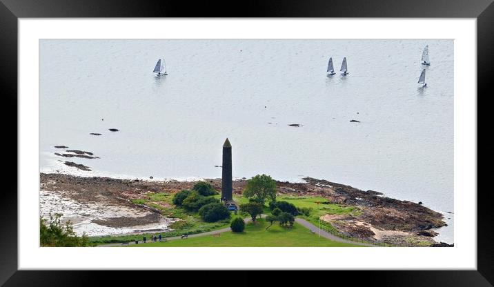 The Pencil at Largs Framed Mounted Print by Allan Durward Photography