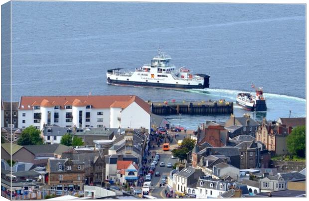 Largs-Millport ferries Canvas Print by Allan Durward Photography