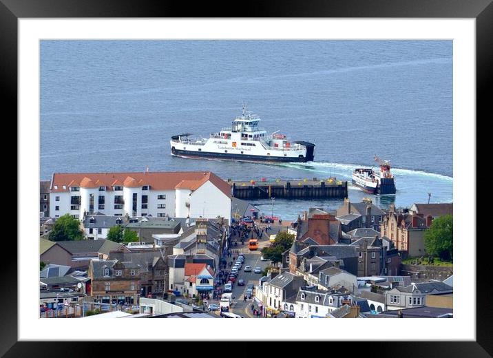 Largs-Millport ferries Framed Mounted Print by Allan Durward Photography