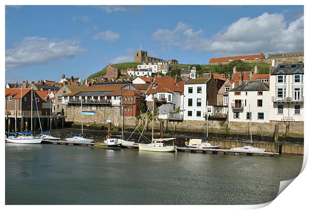 Whitby Yacht Club  Print by graham young