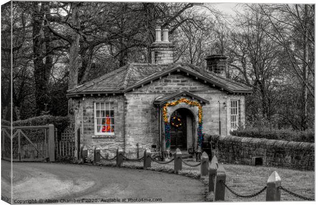 Octagon Lodge Wentworth  Canvas Print by Alison Chambers