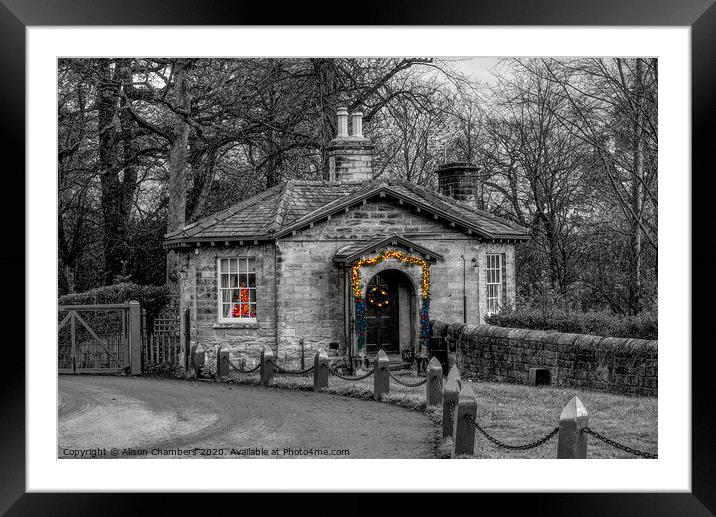 Octagon Lodge Wentworth  Framed Mounted Print by Alison Chambers