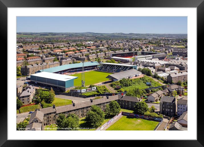 Dens Park & Tannadice - Dundee Football Clubs Framed Mounted Print by Craig Doogan