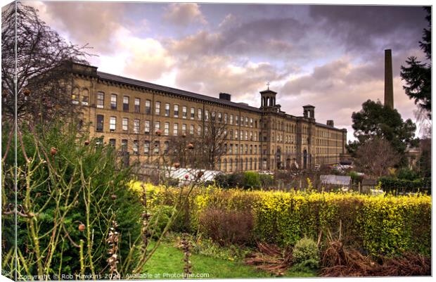 Saltaire Canvas Print by Rob Hawkins