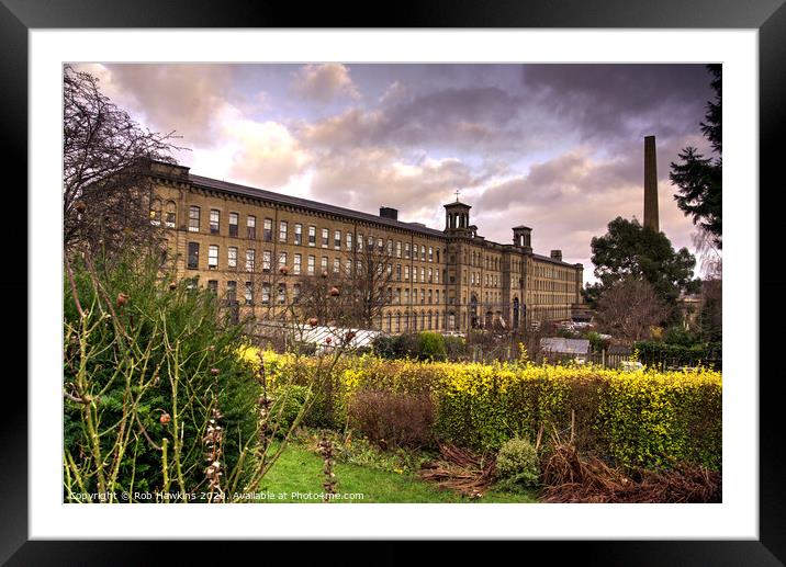 Saltaire Framed Mounted Print by Rob Hawkins