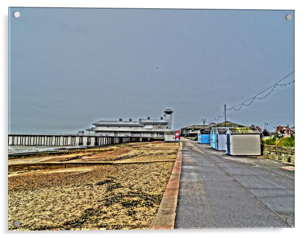 FELIXSTOWE PIER Acrylic by Robert Beecham