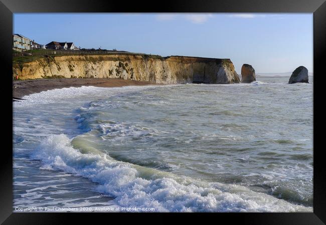 Freshwater Bay Isle Of Wight Framed Print by Paul Chambers